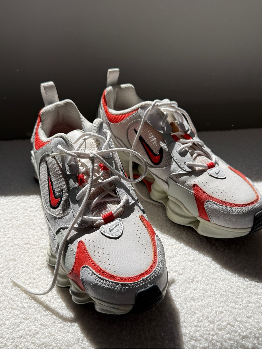 Nike Shox TL White Red Sneakers Women’s